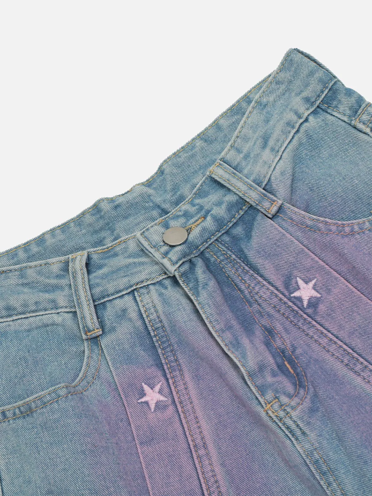 Aelfric Eden Embroidery Star Washed Jeans