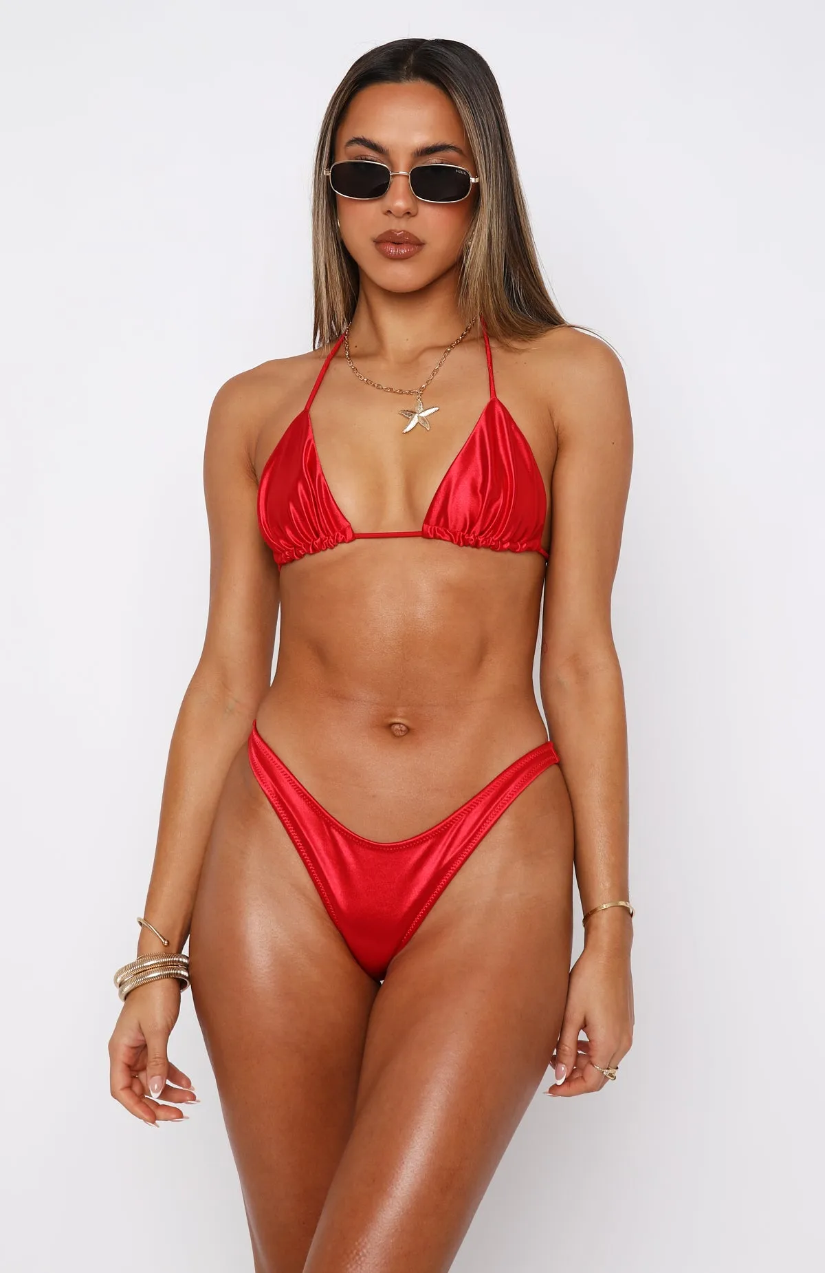 Alegra Bikini Top Red