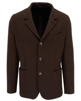 Brown Cashmere Double Face Jacket