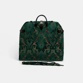 Burnout Velvet Jade Green Carpet Garment Bag