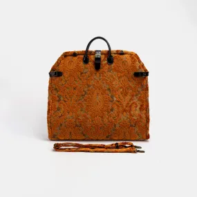 Burnout Velvet Orange Carpet Garment Bag