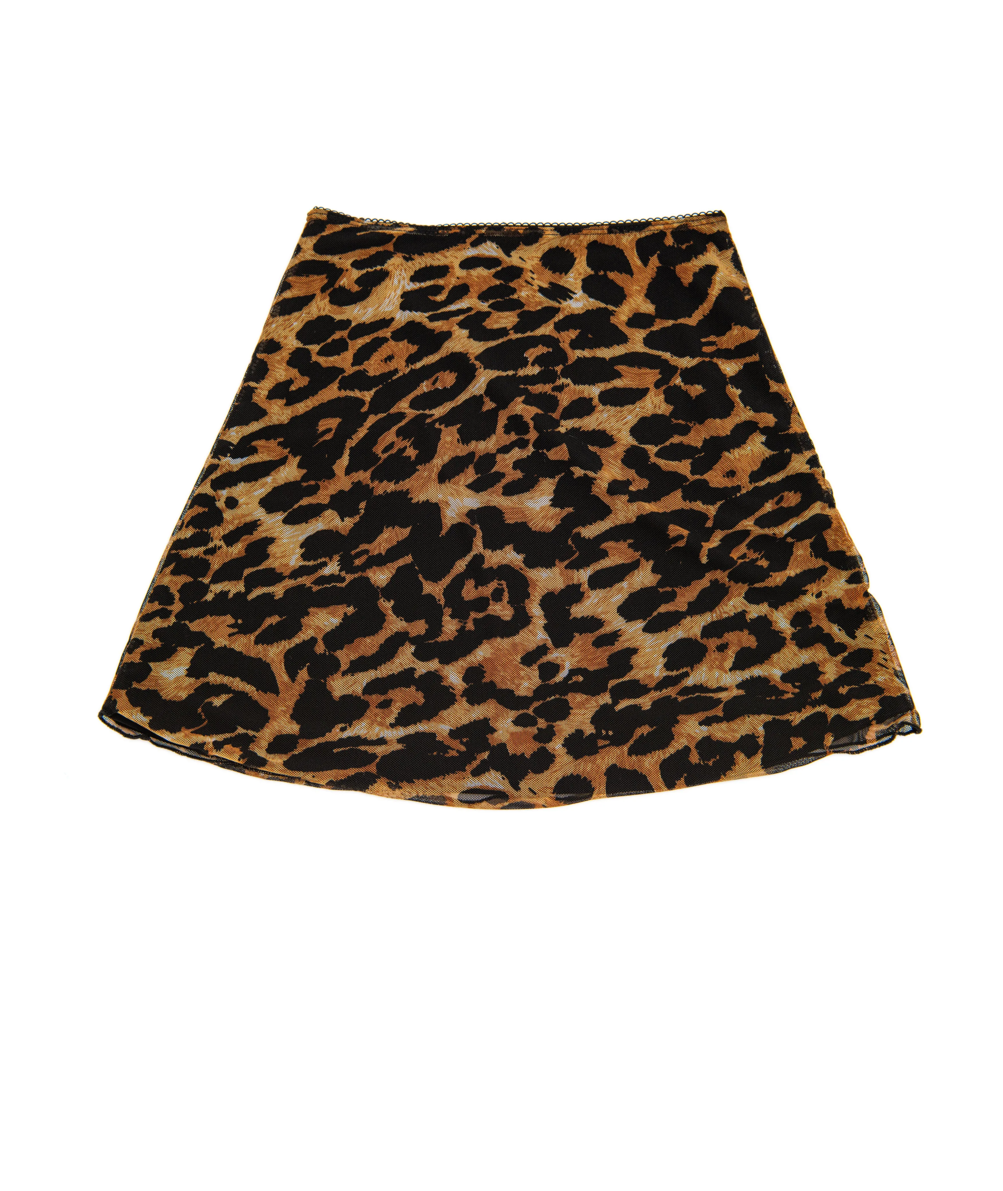 Cheryl Creations Juniors Gigi Mesh Bow Skirt Leopard