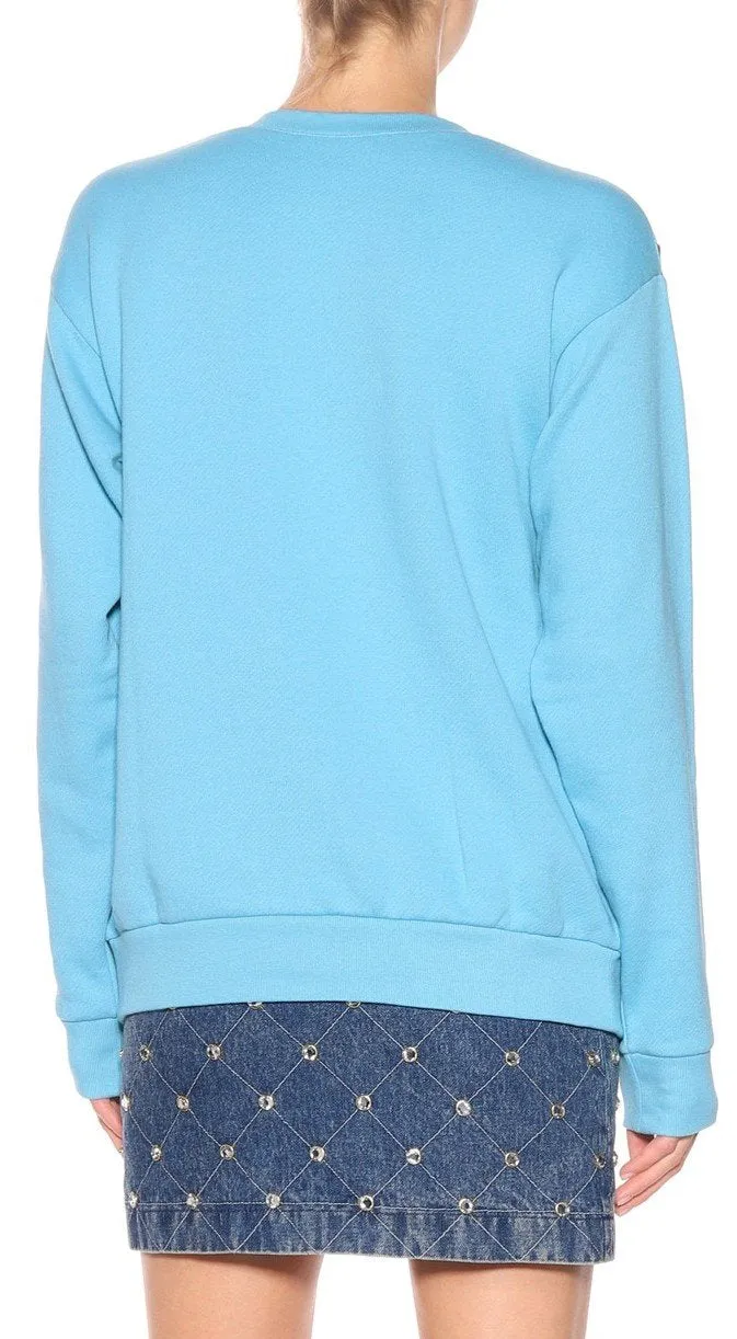 Embellished Cotton Sweatshirt