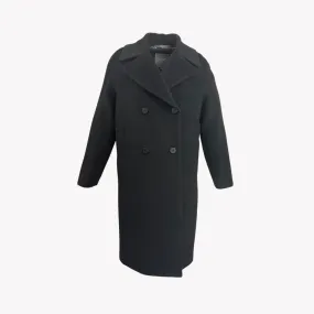 InAvati Double Breasted Coat - Black