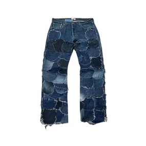 Jeans Dark Blue Fragmented | StudioPolyvalent