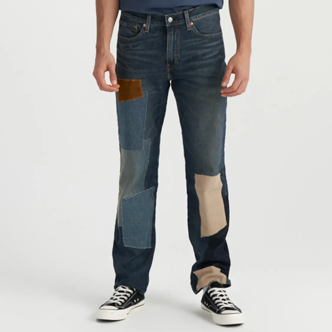 Levi's® Men's Warm Series 541 Patchwork Design Slim Fit Jeans