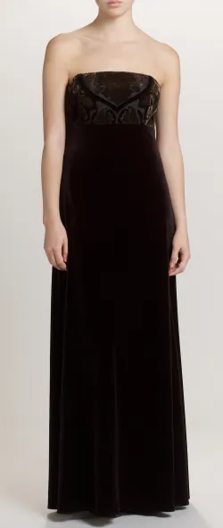 Lila Velvet Gown