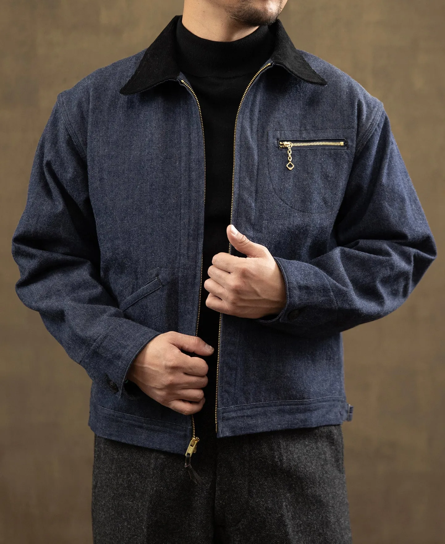 Lot 350 Selvedge Denim Blanket Lined Jacket