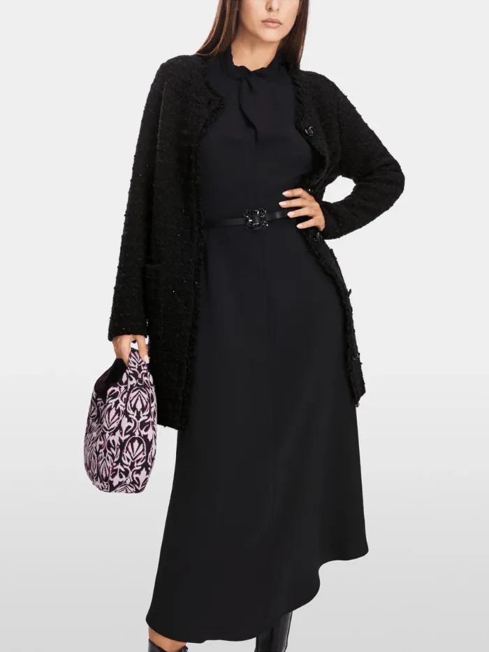 Marc Cain Collections Long Cardigan In Black XC 39.09 M24 Col 900