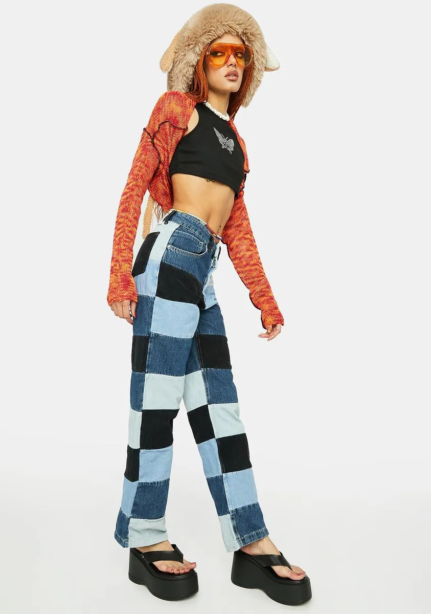 Merge Patchwork Jeans