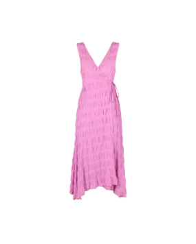 MIRELLA SLEEVELESS WRAP DRESS ORCHID