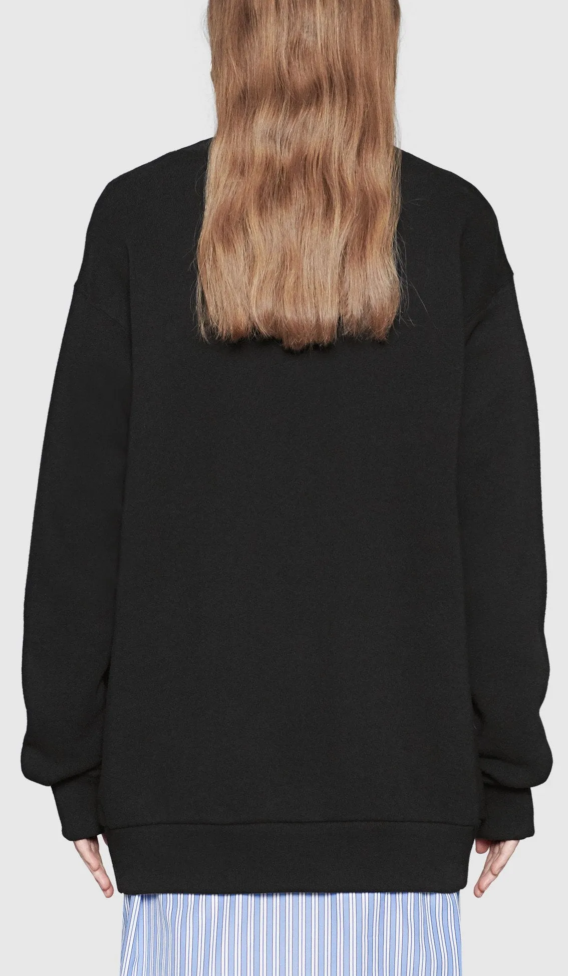 Oversize Sweatshirt with Manga Patch