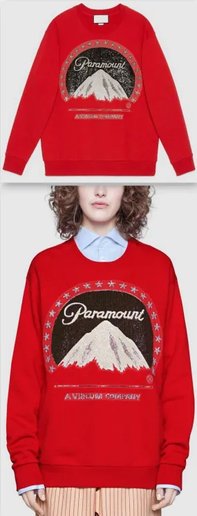 Oversize Sweatshirt with Paramount Logo