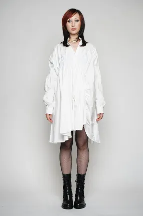 Pleia Shirt Dress - White