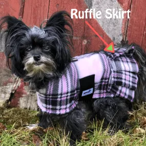 SnugPups Double Lined Poly Fleece Coats with Ruffles