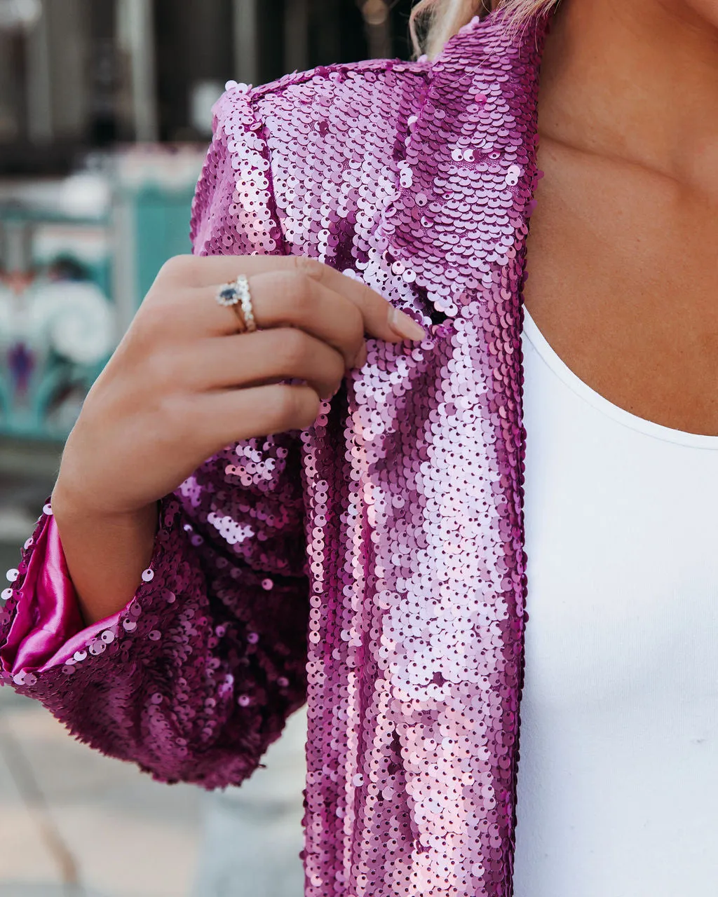 TastyHottie - Life Of The Party Sequin Blazer - Pink