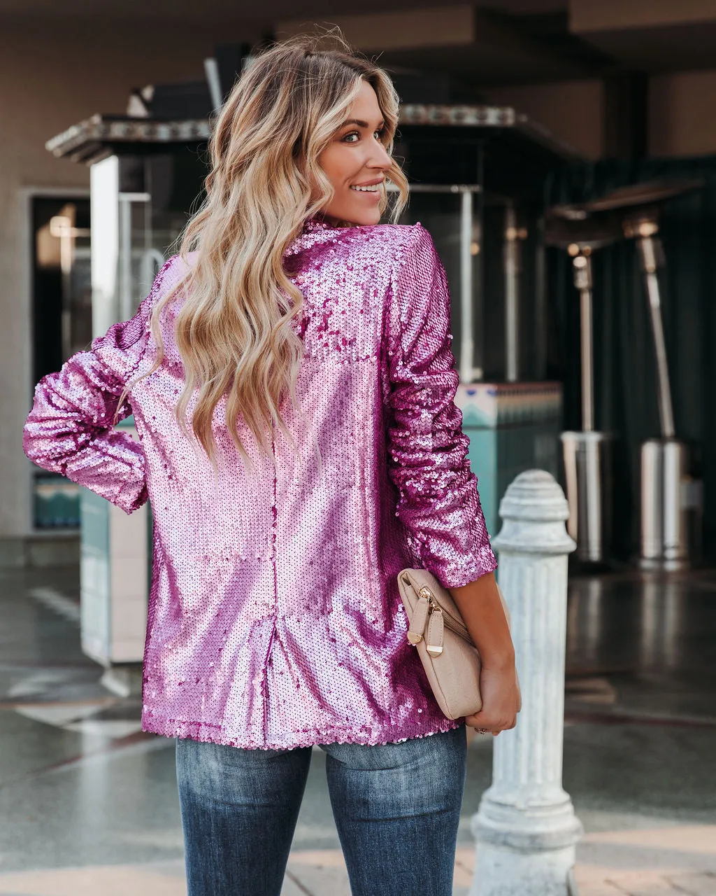 TastyHottie - Life Of The Party Sequin Blazer - Pink