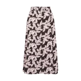 TIGI 10/12 Graphic Leaf Print Skirt