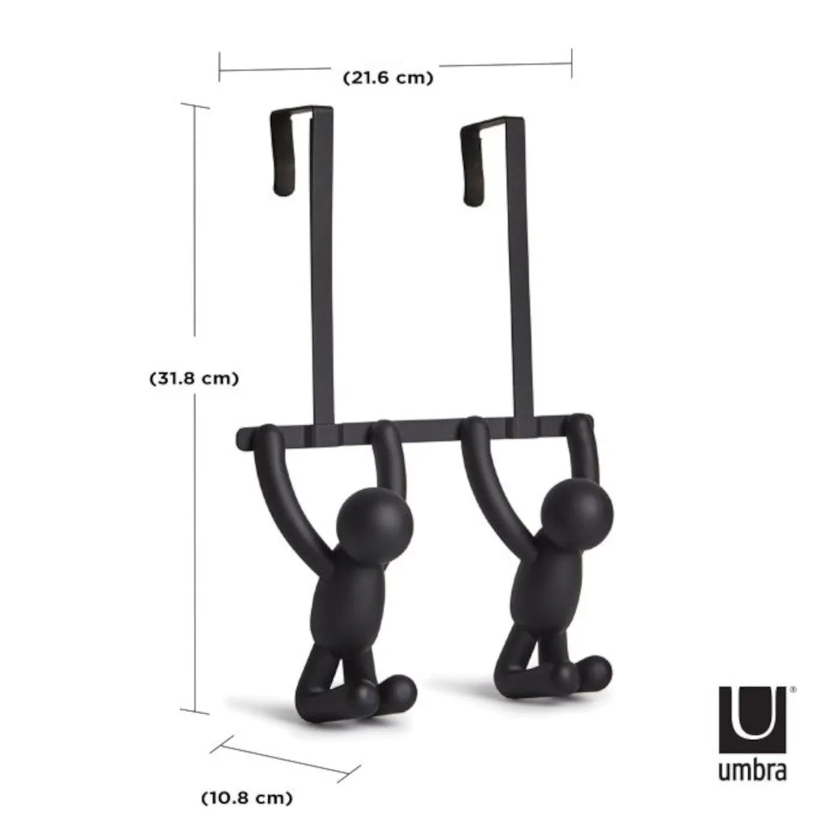 Umbra Buddy Double Hook Black