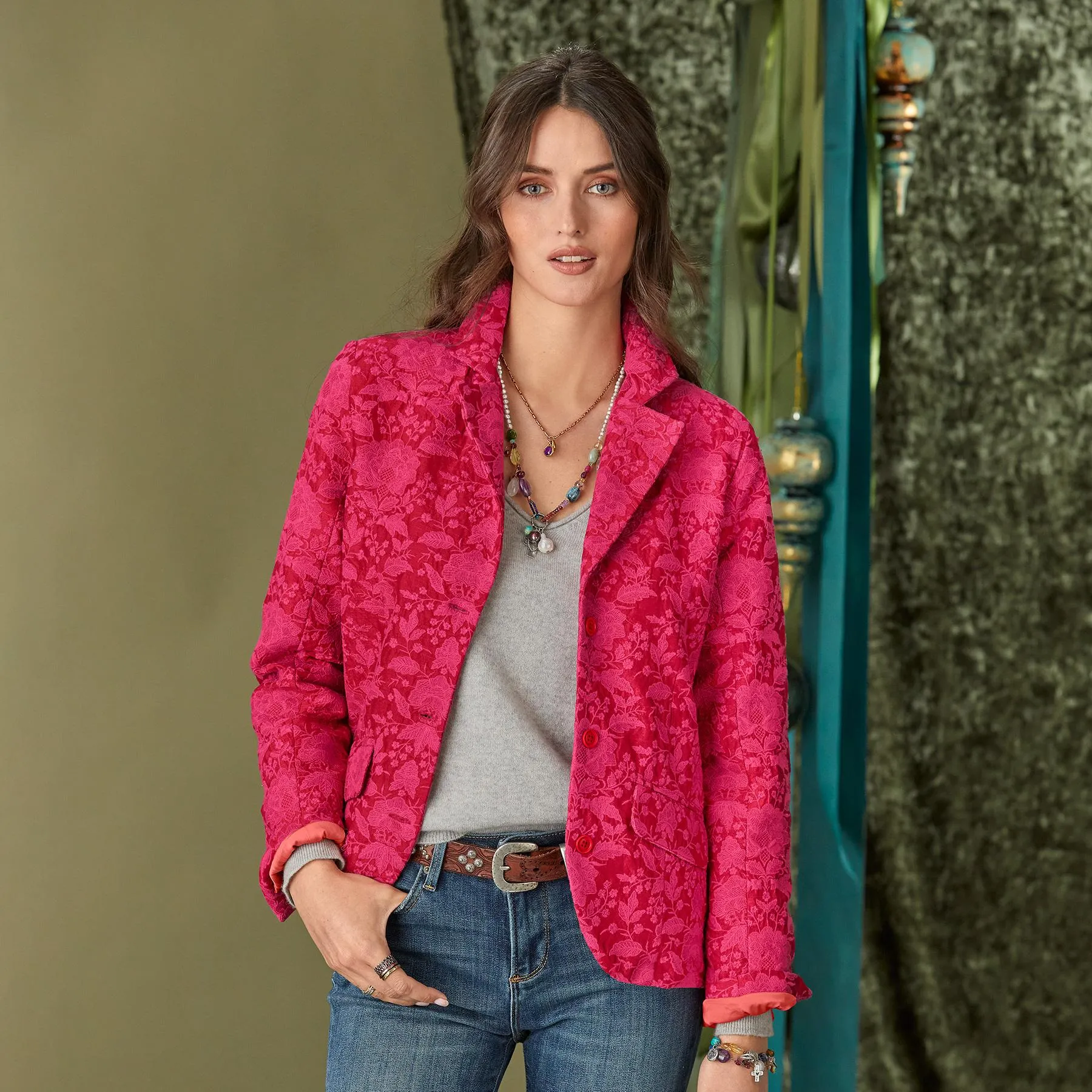 Vittoria Embroidered Blazer