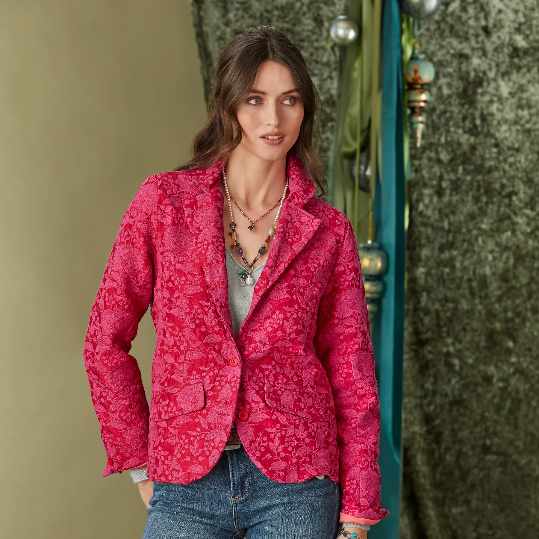 Vittoria Embroidered Blazer